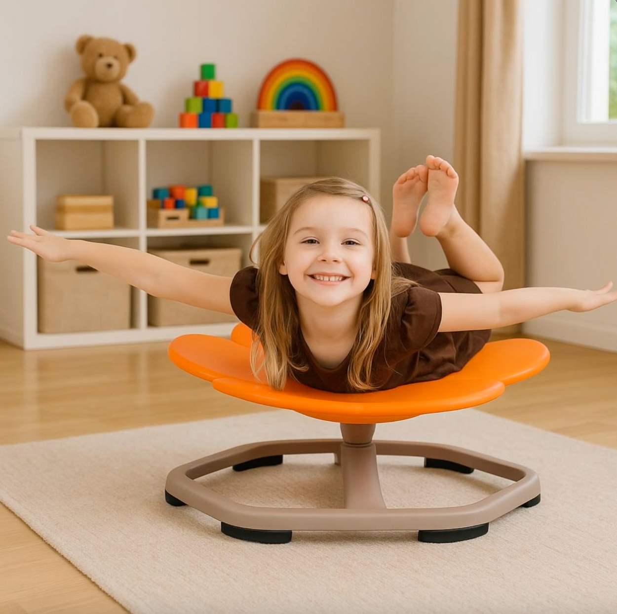 Sensory Toy Spotlight: Carousel Spinning Seat