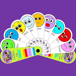 Emotions Fan Flash Cards