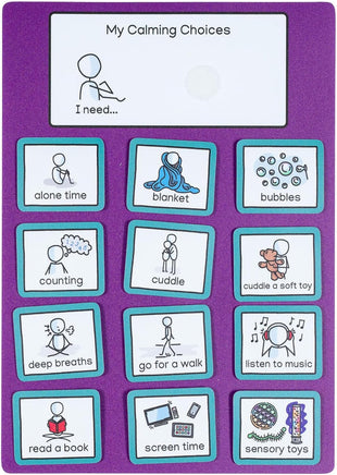 Calming Choice Chart
