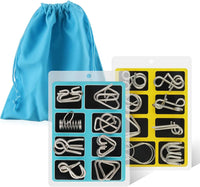Metal Brain Teaser Puzzle Set