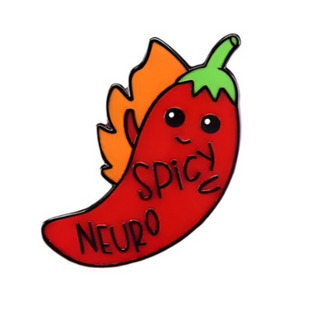 Neuro Spicy Chilli Enamel Pin